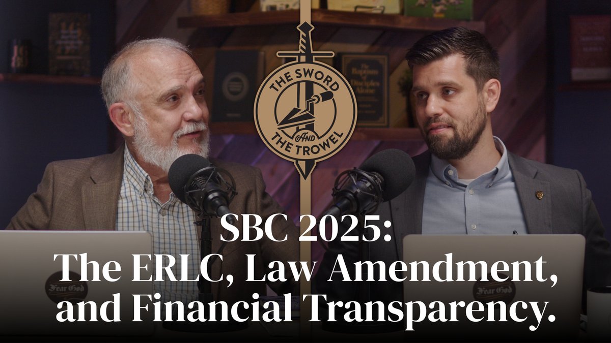🎙️ FULL EPISODE: Today on The Sword &amp; The Trowel podcast, Tom Ascol @tomascol and @gundengraham discuss the upcoming Southern Baptist Convention and the three big issues that will be addressed. Available now wherever you get your podcasts!