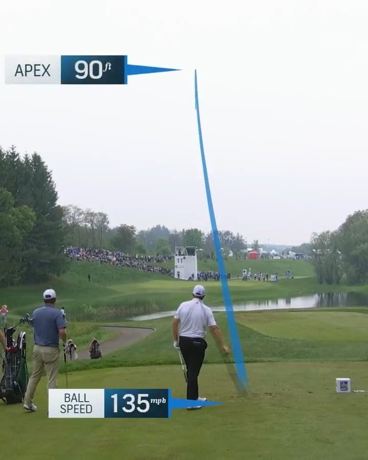 Is this any good? 👀 Shane Lowry almost aces the 11th from 200 yards. 📺 Golf Channel