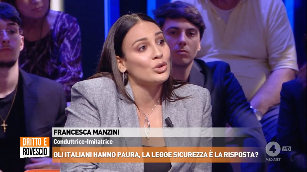 "Purtroppo le forze dell'ordine erano sbeffeggiate da delinquenti e criminali, e noi non potevamo essere difesi. Ora, forse, con questo decreto ci sarà più tutela per noi!" Francesca Manzini sul decreto sicurezza a #drittoerovescio