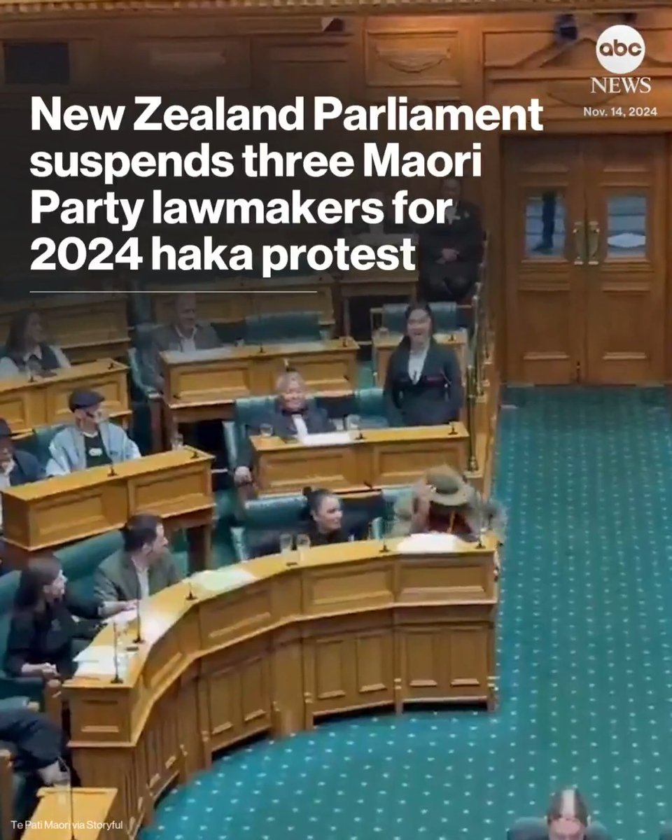 New Zealand legislators voted Thursday to enact record suspensions from Parliament for three lawmakers who performed a Māori haka to protest a proposed law in November.