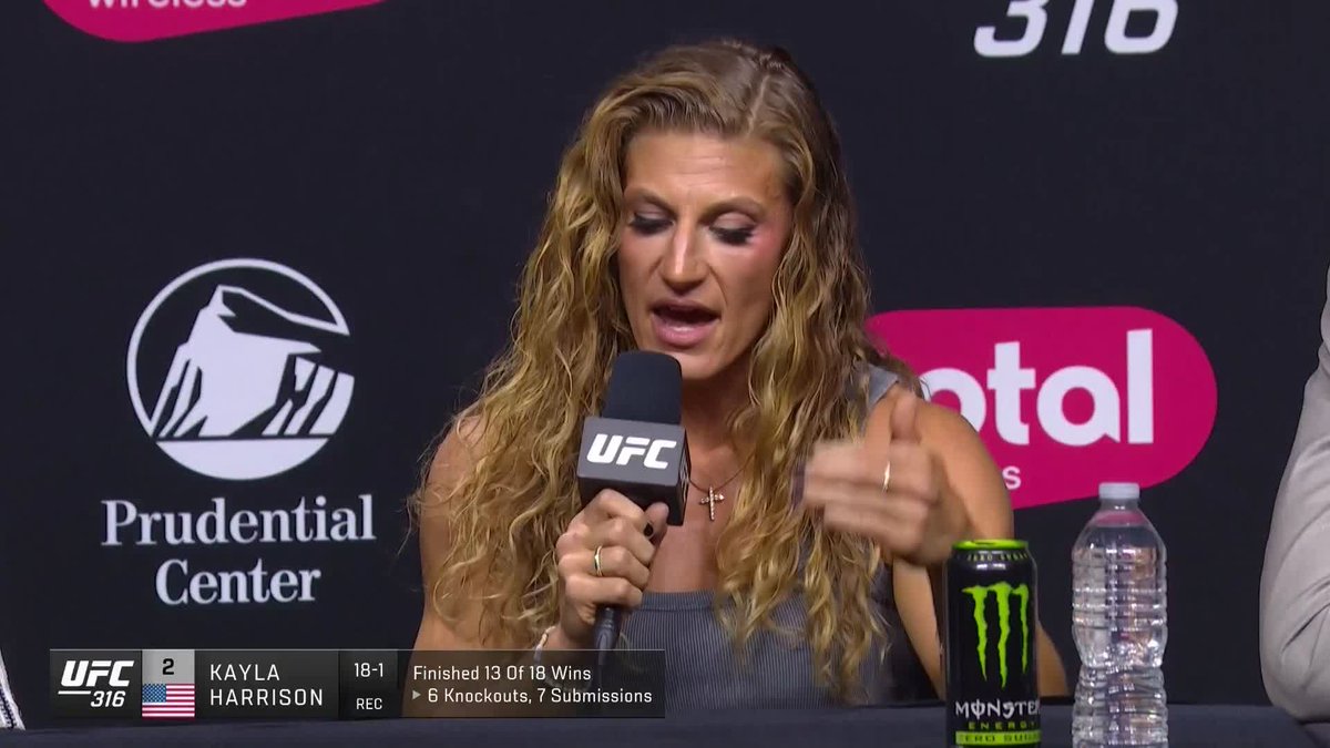 “You've lost more fights than I've lost rounds in MMA” - Kayla Harrison to Julianna Peña #UFC316