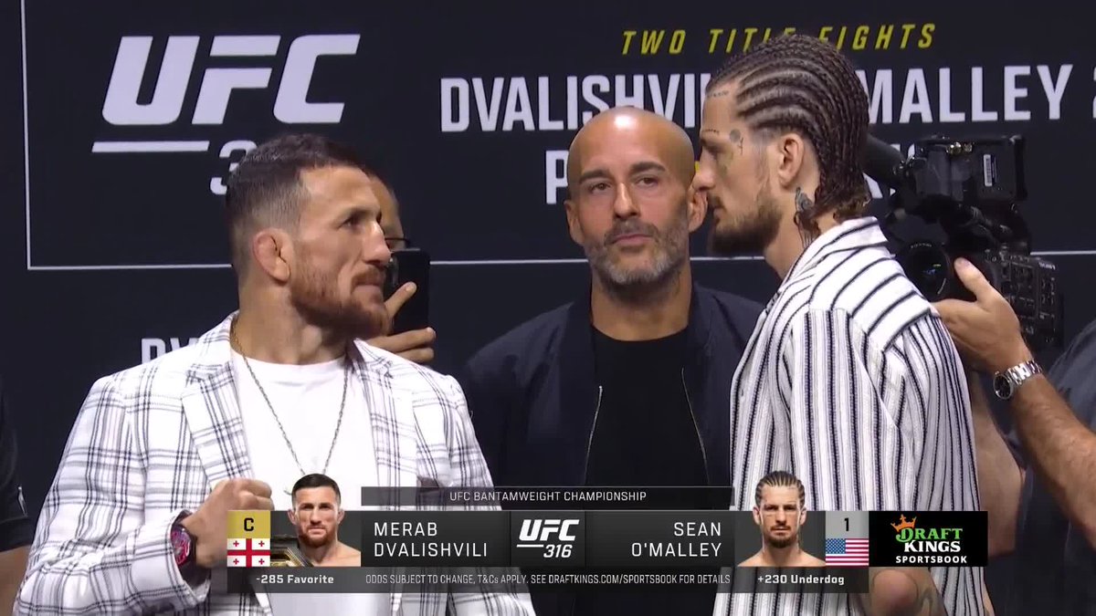 MERAB DVALISHVILI 🇬🇪 🆚 SEAN O’MALLEY 🇺🇸 LE FACE-À-FACE ⚔️⚔️