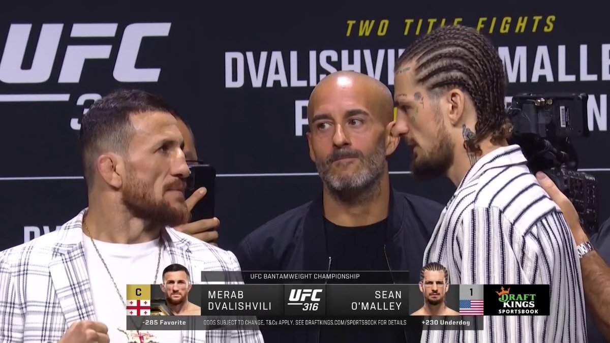 𝗥𝗨𝗡𝗡𝗜𝗡𝗚. 𝗜𝗧. 𝗕𝗔𝗖𝗞! Merab Dvalishvili and Sean O'Malley headline UFC 316 for the UFC Bantamweight Championship! 🏆 #UFC316 | Saturday | LIVE on TNT Sports &amp; discovery+