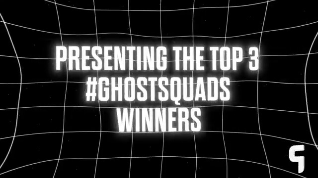 The #GhostSquads final round winners!🏆 🥇 - G1M3 🥈 - G1QQ 🥉 - G1V1 Thank you to everyone who participated! Expect more challenges like these in the near future.