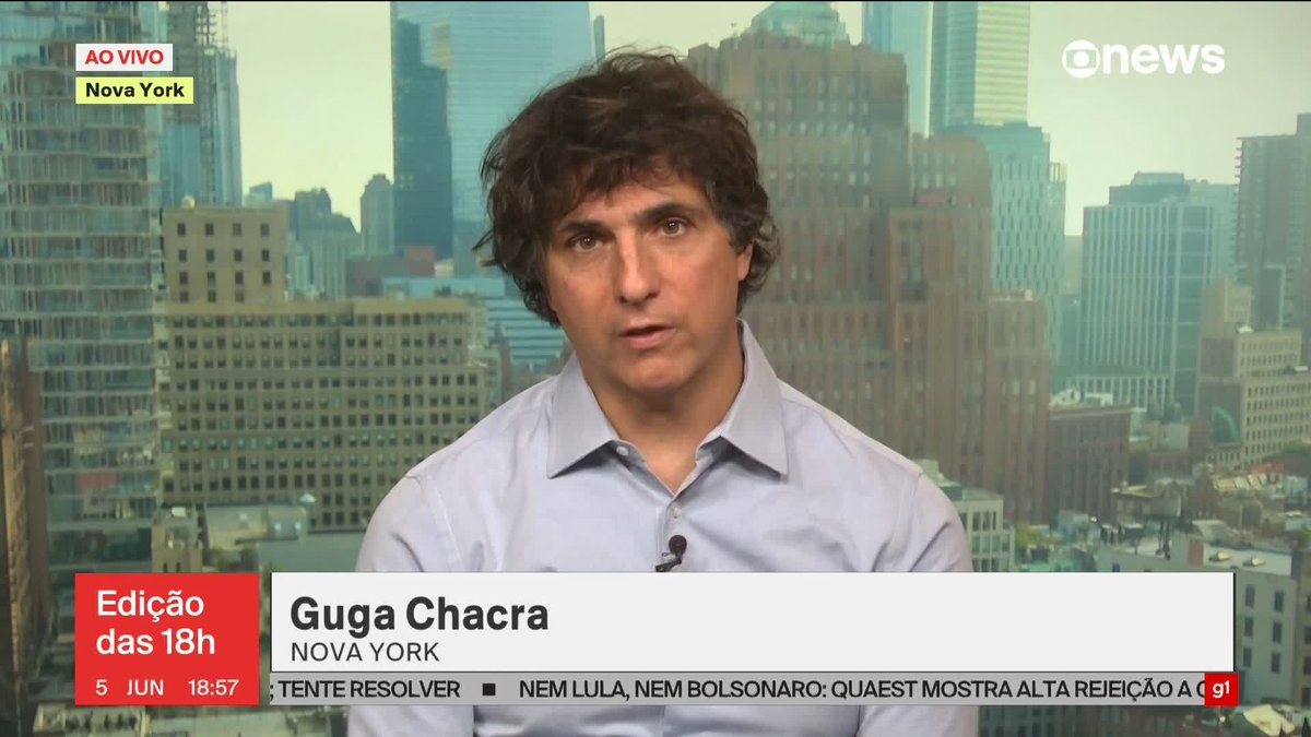 "É um divórcio litigioso. Os dois lados perdem, e muito", diz Guga Chacra sobre briga entre Elon Musk e Donald Trump. ➡ Assista à #GloboNews: #Edição18