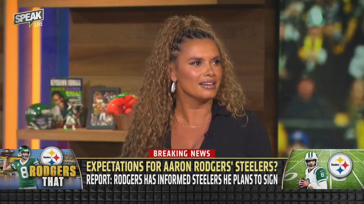 .Joy Taylor reacts to Aaron Rodgers finally telling the Steelers he will play for them this season: “He could’ve been there during OTA’s. They’ve already had this deal in place!”