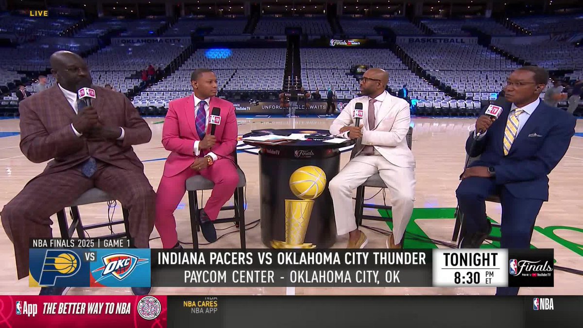 "I'm gonna go a little against the grain. I'm gonna pick Indiana to win." 🗣️ Isiah says Pacers are "underrated" in his response to SHAQ's OKC prediction.