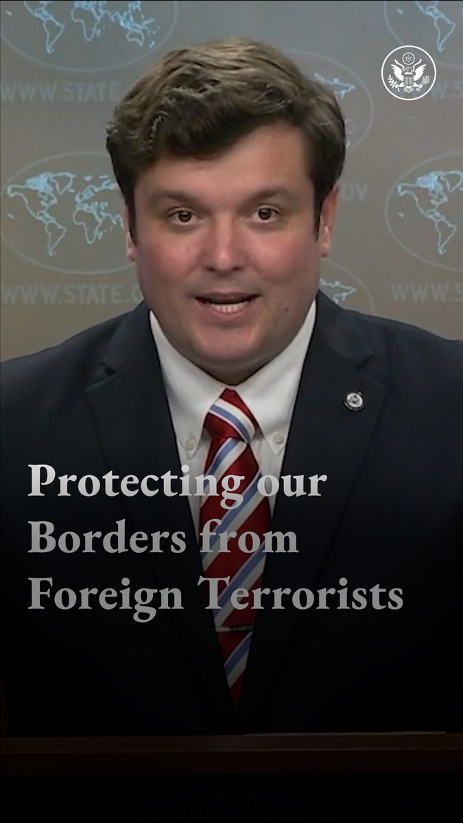 .President Donald J. Trump has signed a new directive restricting the entry of foreign nationals from specific countries to protect the United States from foreign terrorists and other national security and public safety threats. — U.S. Department of State Deputy Spokesperson