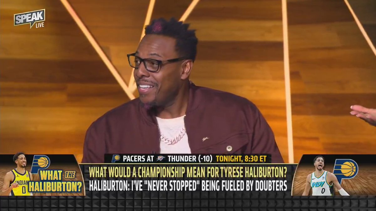 “If Tyrese Haliburton wins a championship, this will be the biggest leap to superstardom we’ve ever seen in the NBA.” — @PaulPierce34