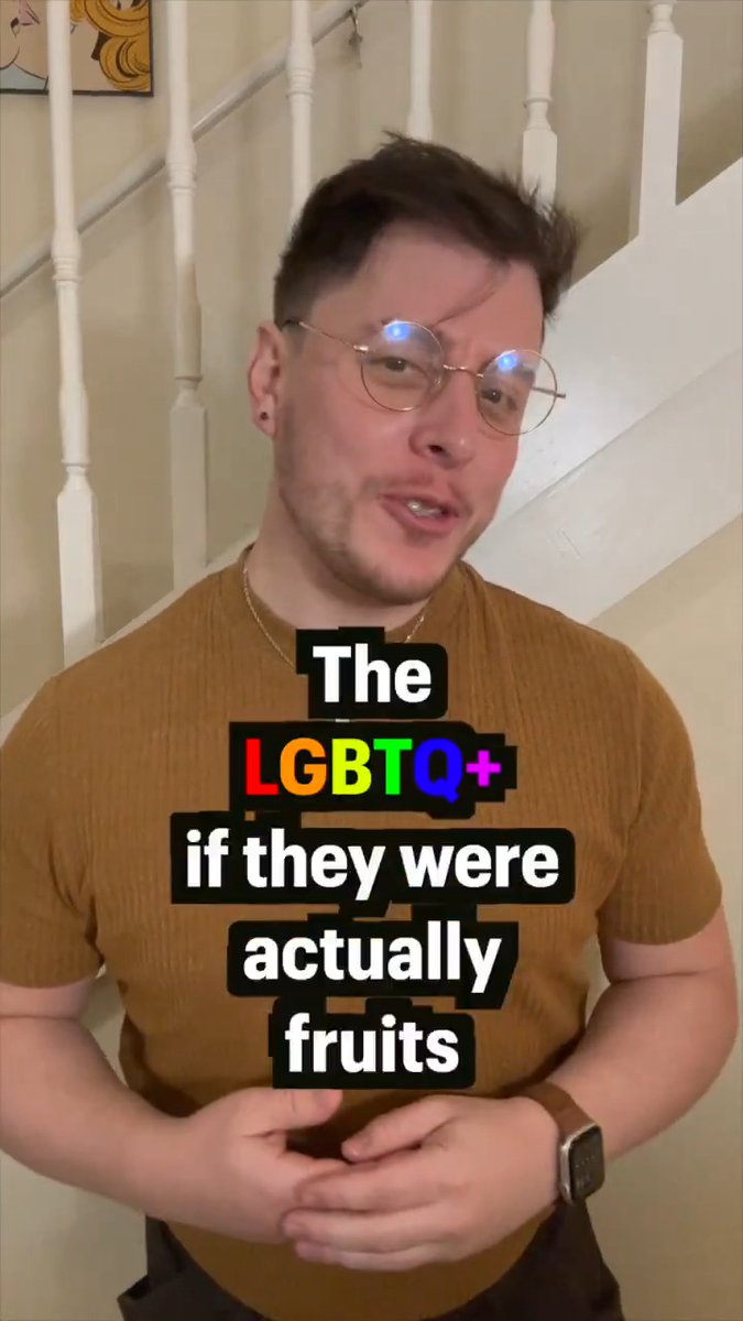 The LGBTQ+ if they were actually fruits… 🍎