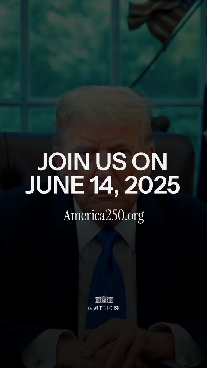 Join us in D.C. on Sat., June 14 for an unforgettable celebration of 250 years of the U.S. Army—the greatest fighting force in the history of the world. We're marking this historic milestone with a once-in-a-lifetime military parade. America250 INFO ➡️