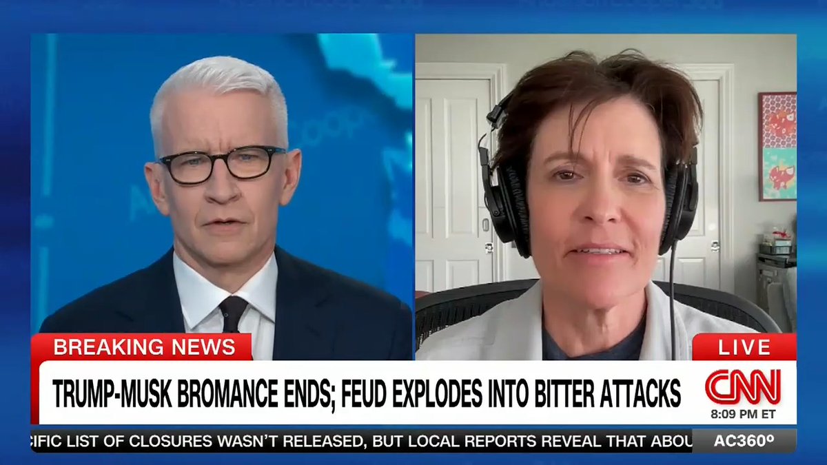 "In the words of Neil Sedaka, 'Breaking Up is Hard to Do'": Tech journalist and "Pivot" podcast co-host Kara Swisher weighs in on President Trump and Elon Musk's feud.