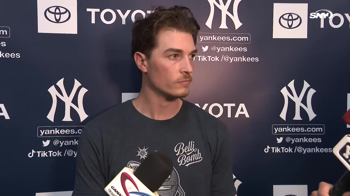 Max Fried credited Austin Wells for his success tonight: "He had a really big meeting when he came out during that 3-1 count to be able to settle me down. He's been doing a great job of learning me and seeing things throughout the game & I've been leaning on him a lot"