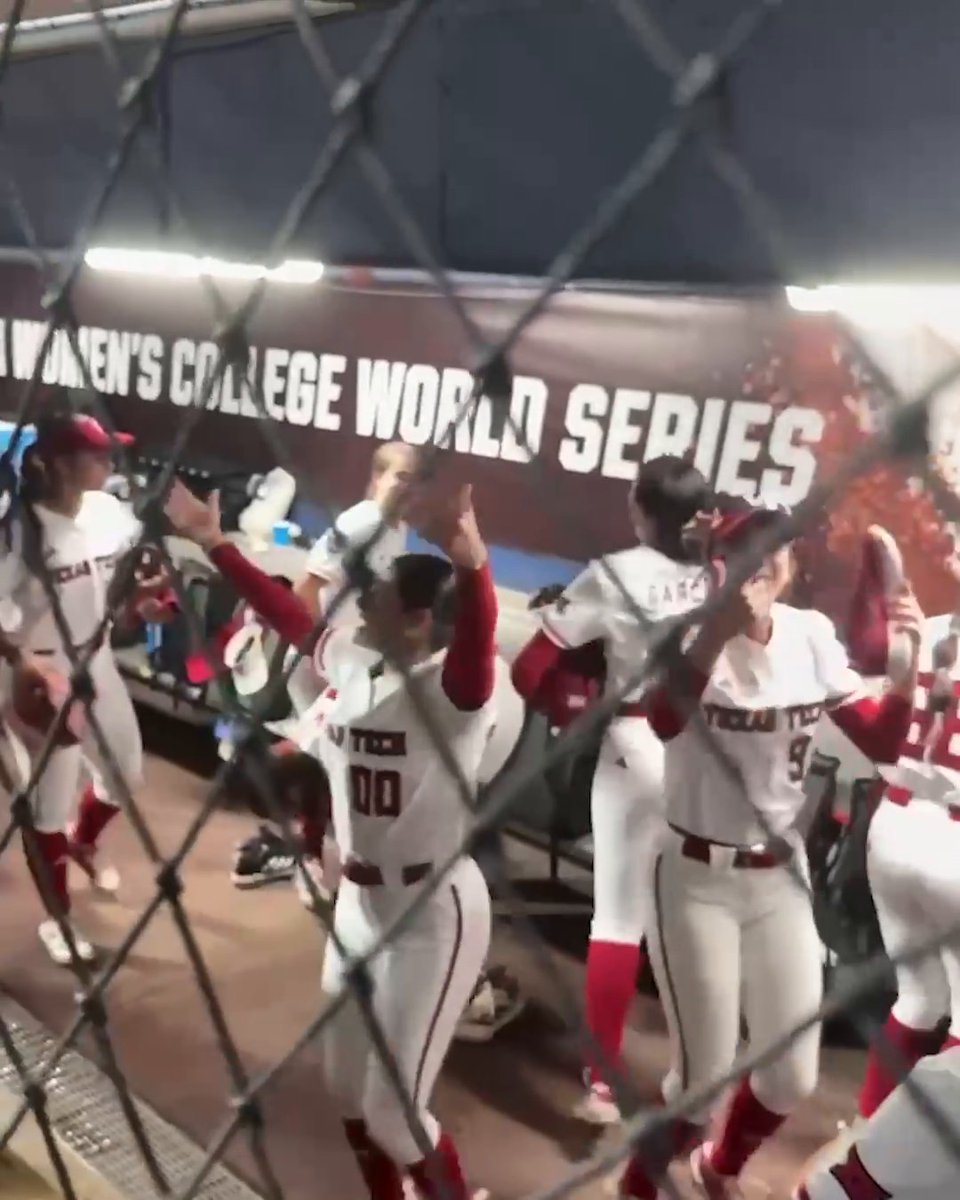 The vibes are high for Texas Tech 😂 🔥 Texas Tech Softball wins Game 2 over Texas!