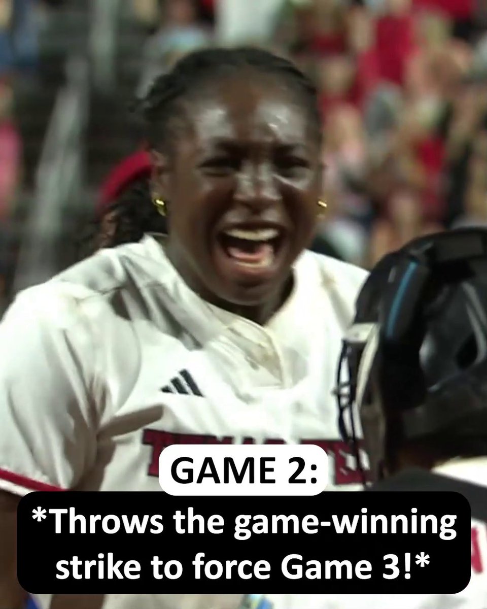 THIS 👏 IS 👏 LEADERSHIP 👏 NiJaree Canady is LIKE THAT 💪 Texas Tech Softball