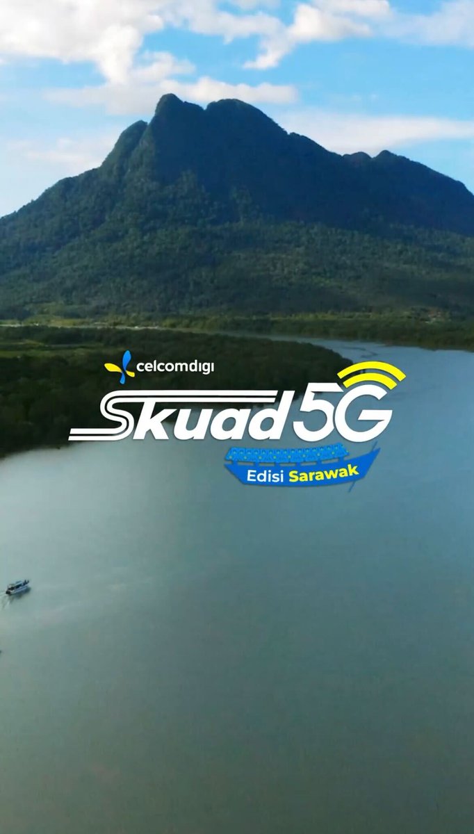 Dari perniagaan tempatan hingga ke perairan indah bumi Kenyalang, #Skuad5G bersama DJ Ilmo dari ERA FM turun padang, pastikan warga Sarawak kekal terhubung 📶 Info lanjut: #CelcomDigi #WidestFastest #CreatingAWorldInspiredByYou #5GForAll