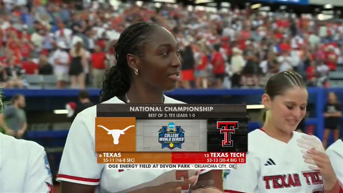 Bounced back. Held on. 🎥 Highlights: Tech 4, Texas 3