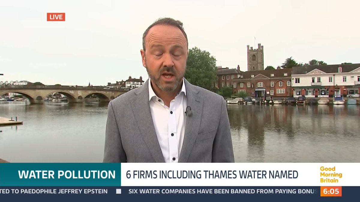 6 water companies, including Thames Water, have been banned from paying bonuses to senior bosses, under new rules which come into force today. They apply to executives from these water firms found to be responsible for serious pollution. @swainitv has more.