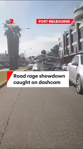 A ute driver bit off more than he could chew in a wild road rage showdown on Bay Street in Port Melbourne. Get the full story on 7NEWS at 6pm. Paul Dowsley #dashcam #roadrage #portmelbourne #melbourne #7NEWS