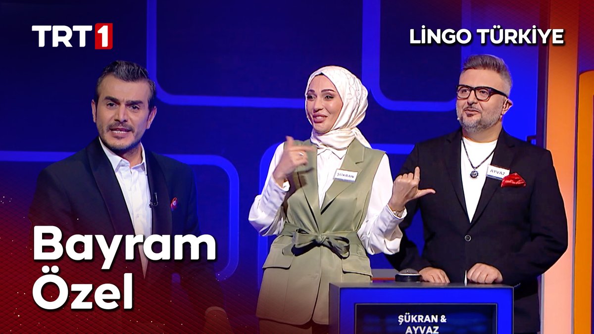 Sürpriz şef konuklar, bol kahkaha ve bayrama özel lezzetler bu bölümde! Sakın kaçırmayın! 🎉 #LingoTürkiye Bayram Özel bölümüyle bu akşam saat 20.00’de TRT 1'de! Lingo Türkiye