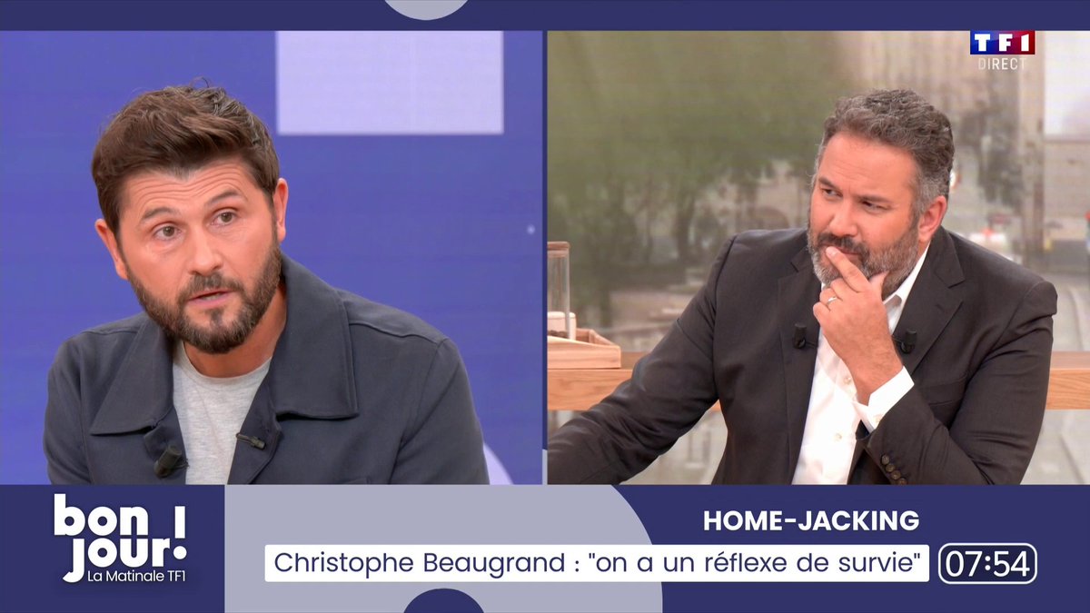 Home-jacking : "Je suis sorti par la fenêtre et on est monté sur le toit avec mon fils", Christophe Beaugrand-Gerin témoigne dans #BonjourLaMatinaleTF1 et raconte comment il a "voulu sauver [son] fils"