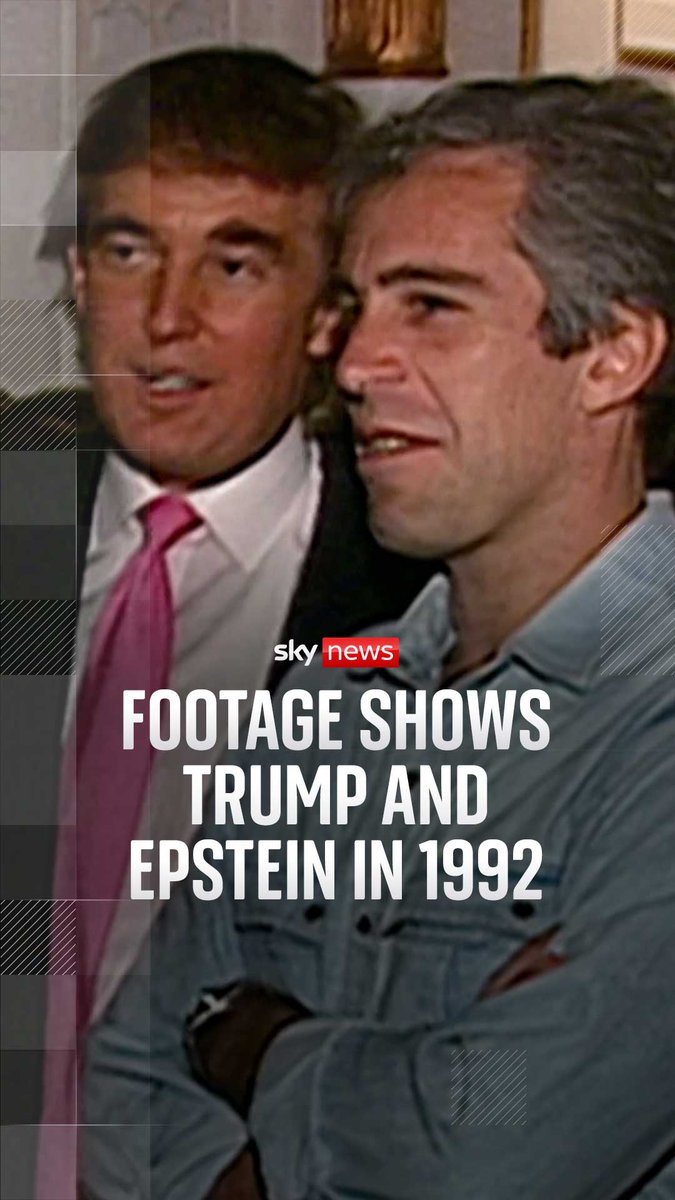 Elon Musk has claimed Donald Trump appears in files relating to the disgraced paedophile Jeffrey Epstein. Watch footage showing Trump and Epstein together in 1992 ⬇️ 🔗