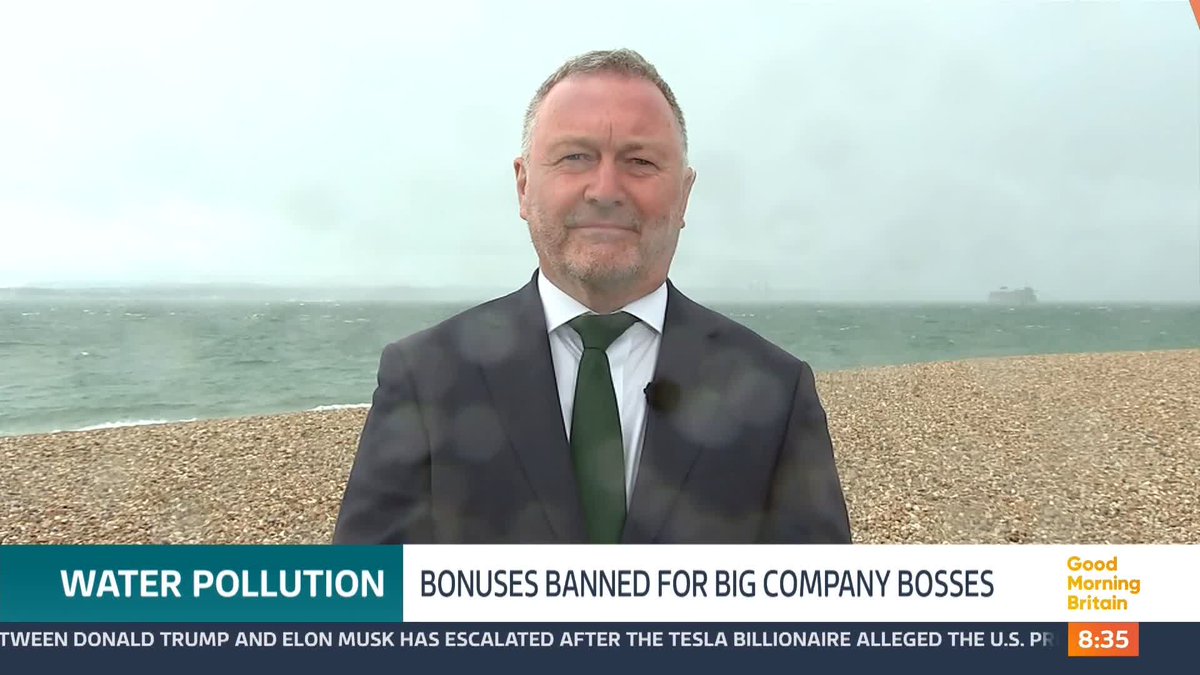 Bosses at 6 water companies have been banned from getting bonuses, under new rules which come into force today. Environment Secretary Steve Reed joins @robbierinder and Kate Garraway.