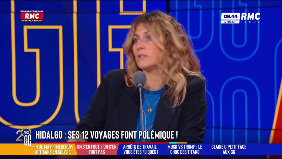 ✈️ Hidalgo : ses 12 voyages font polémique ! 🗣️ Flora Ghebali : "La maire de Paris est toujours plus embêtée, épinglée que les autres... Voyagez, c'est aussi un investissement pour le tourisme à Paris !" 🗣️ Olivier Truchot : "Là, il n'y a plus de bilan carbone..." #GGRMC