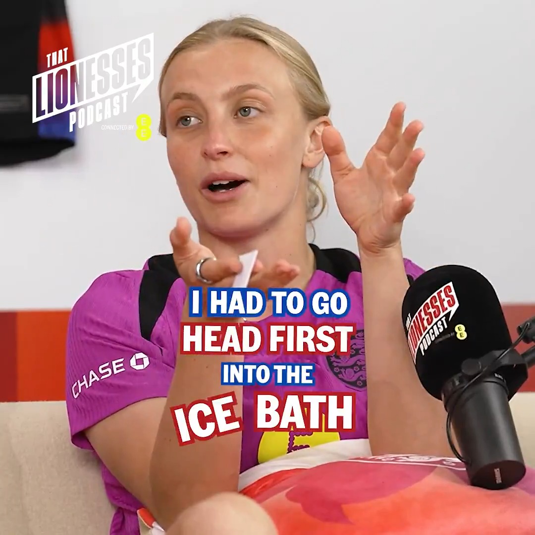 Handled it like a pro! 🥶 Episode two of #ThatLionessesPodcast connected by EE with Esme Morgan and Aggie is LIVE! 👇
