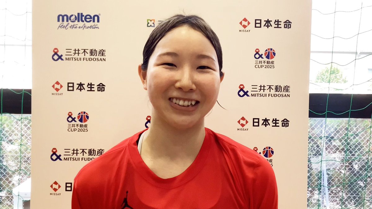 🏀女子日本代表国際試合🏀 #星杏璃 🎙 「ユニフォームを配布してもらった時、また着れるんだ!っていう感覚になった。噛みしめてプレーしたい」 6/7(土) 12:00TIPOFF 🆚 女子チャイニーズ・タイペイ代表 バスケットLIVEで📡 #AkatsukiJapan バスケットボール日本代表 #カムバックアン