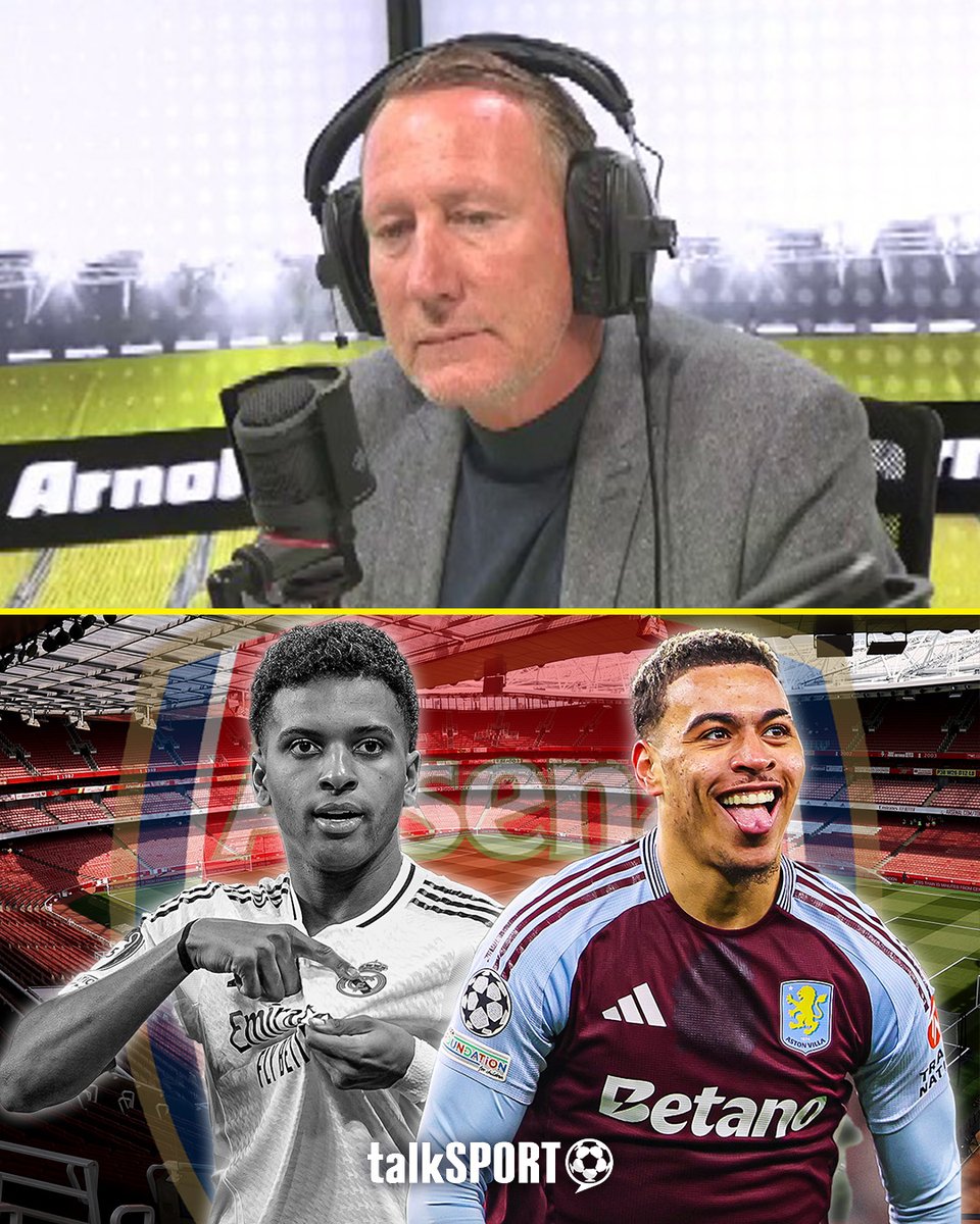 🤩 "I'd rather have Rogers than Rodrygo!" Ray Parlour urges #AFC to spend big on #AVFC's Morgan Rogers, not Rodrygo at Real Madrid! 🙏