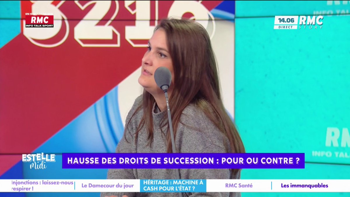 🏠 Hausse des droits de succession 🎙️ Juliette Briens : "Les droits de succession, c'est du vol ! Quand on meurt, je ne comprends pas ce qui justifie qu'on puisse repayer des impôts sur un capital sur lequel on a déjà été taxé ! C'est du racket..." #EstelleMidi