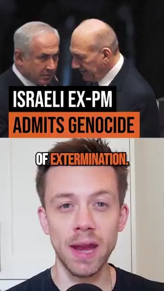 Even a right-wing former Israeli Prime Minister has effectively admitted that Israel is committing genocide. Why won't Starmer?