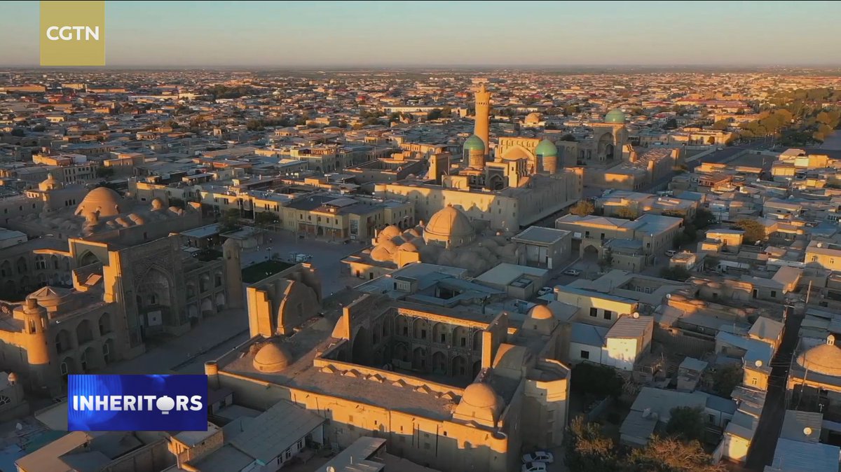 Stunning aerial view of Uzbekistan #CGTNInheritors