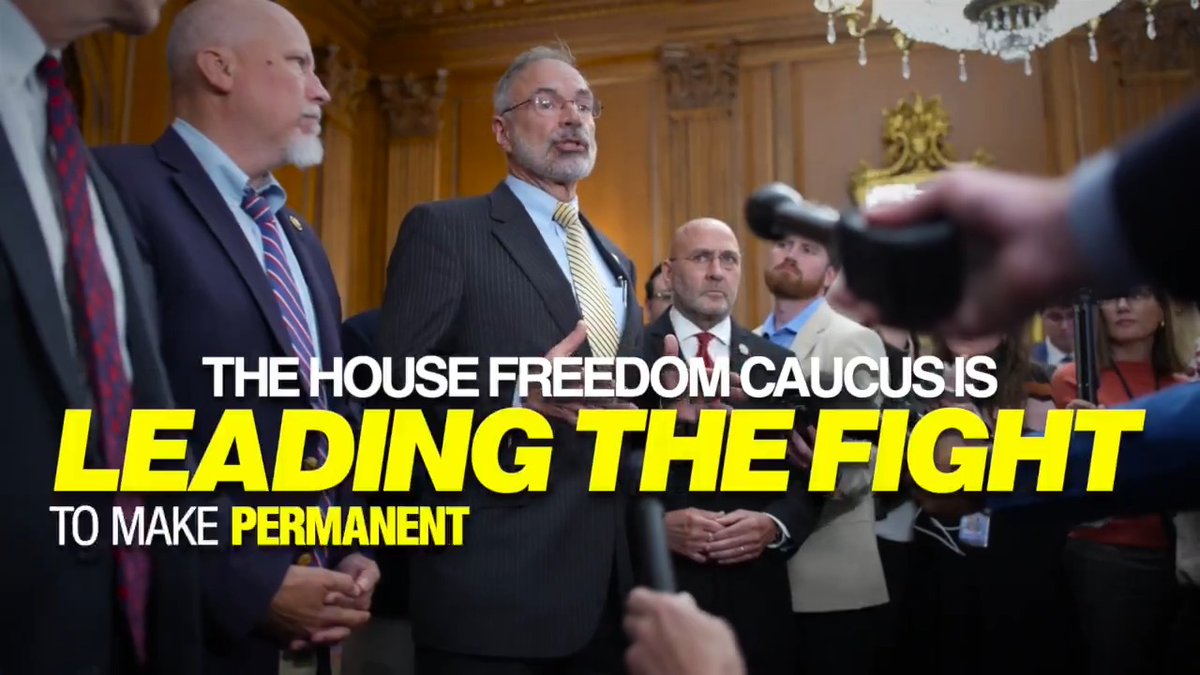 The House Freedom Caucus says it's time for Congress to stand with President Trump and pass the DOGE Rescissions Bill NOW! This ad will be airing on Fox News, Newsmax, and Fox Business!