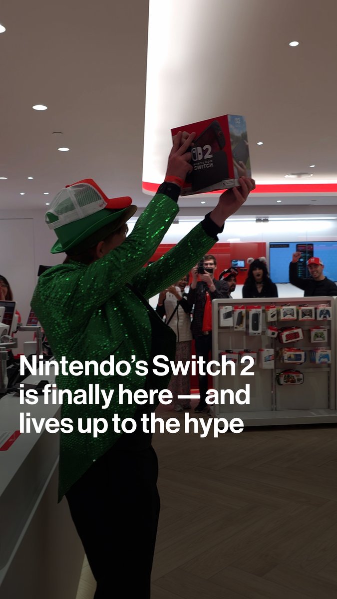 The arrival of the Nintendo Switch 2 marks the biggest consumer tech product release of 2025 so far, with legions of gamers unboxing and trying the new $450 gaming console for the first time. @heysamantha has more