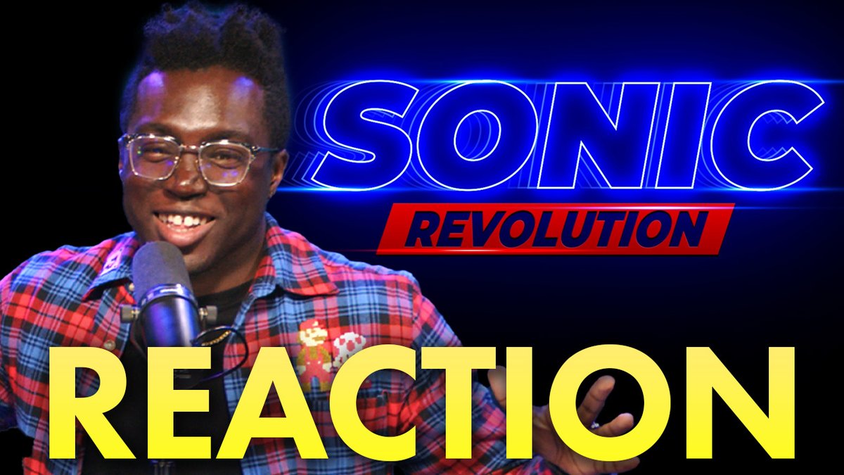 Blessing's reaction to the Sonic Revolution trailer!