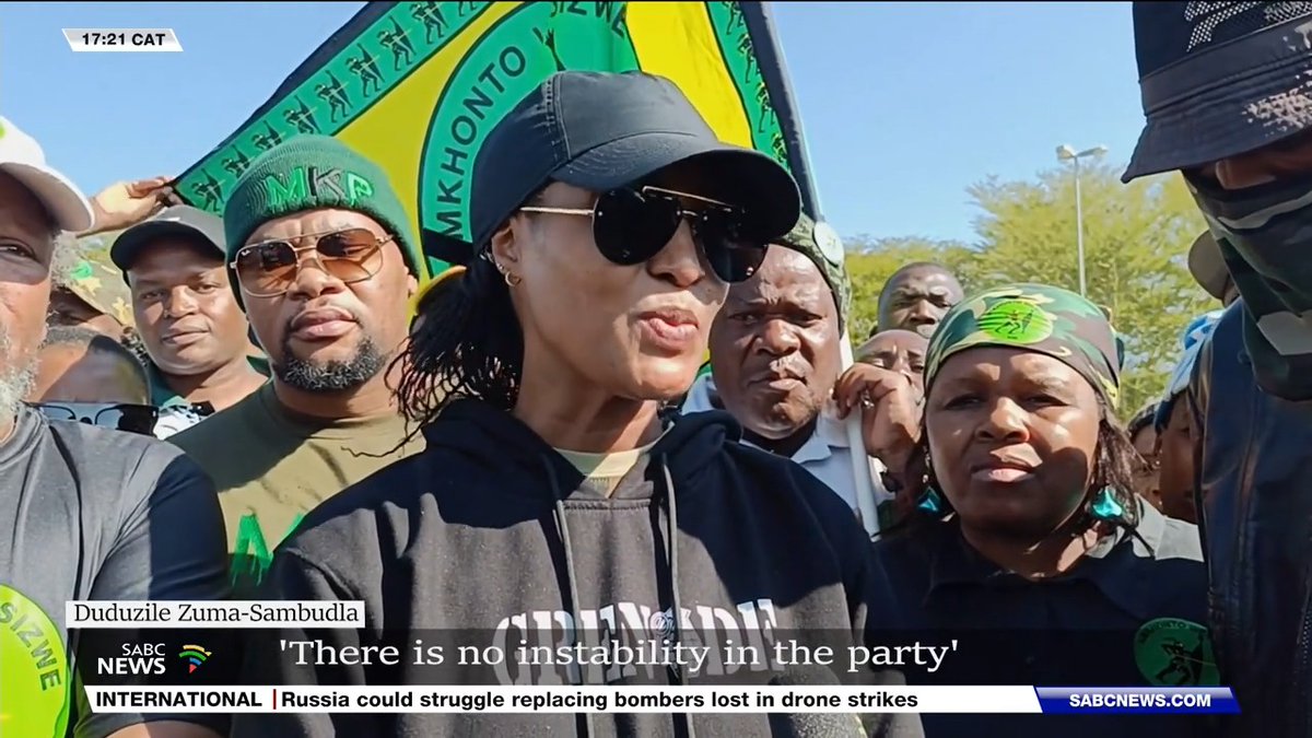 [WATCH] Umkhonto weSizwe Party MP Duduzile Zuma-Sambudla has reaffirmed that the party remains stable and that there are no signs of instability.