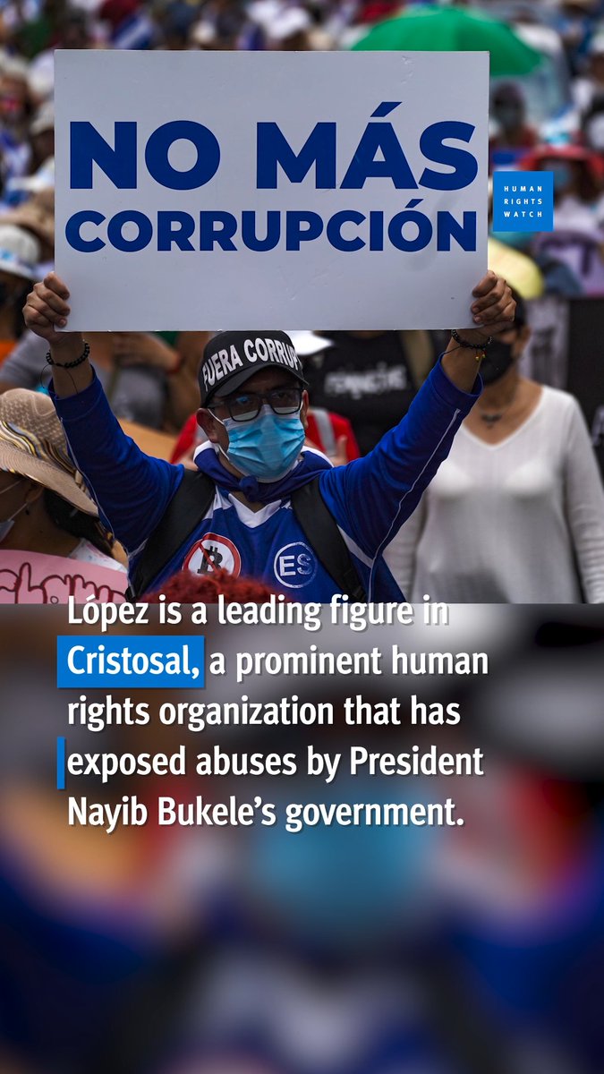 Last month, authorities in El Salvador arrested Ruth Eleonora López, a prominent human rights lawyer. Her arrest is part of a wider crackdown against journalists and rights defenders by the Bukele government. Learn more ⤵️