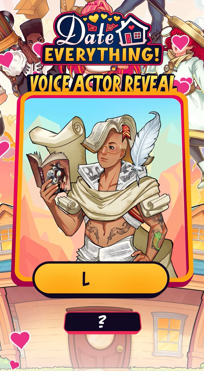 Lyric is all literature, but not an author himself — which gives him an immense inferiority complex 😔 He spends time reading the great novelists and wondering where he would ever fit in 📜 🎙️ Ray Chase