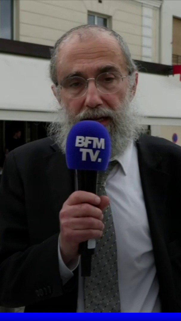 "Je suis tombé par terre": le rabbin agressé à Neuilly-sur-Seine témoigne sur BFMTV