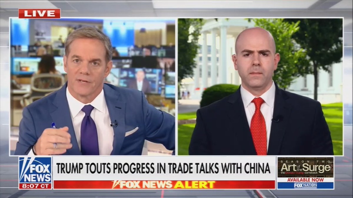 Trump economic advisor: There are a lot of deals in the works. I expect a flurry around the deadline Fox Host: I'm sorry to interrupt but every time we do these segments, I'm just looking for the name of a country. Can you give me a name? Trump economic advisor: I cannot