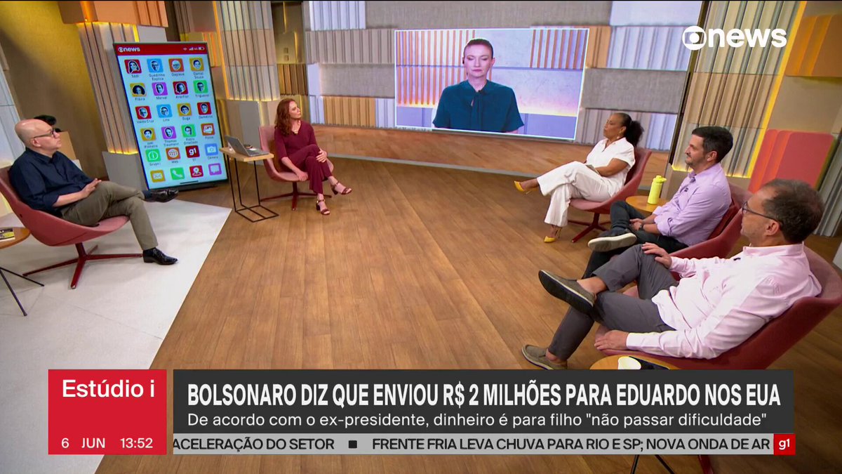 “Não é sobre ajudar um filho a sobreviver no exterior, é sobre transferir recursos para um filho se manter no exterior usando contatos para desgastar instituições ou autoridades brasileiras”, diz Flávia Oliveira sobre Bolsonaro dizer que transferiu R$ 2 milhões para Eduardo nos EUA. ➡Assista à #GloboNews: