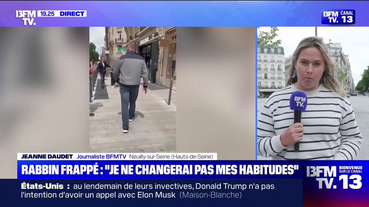 Rabbin agressé à Neuilly-sur-Seine: un homme d'origine palestinienne placé en garde à vue