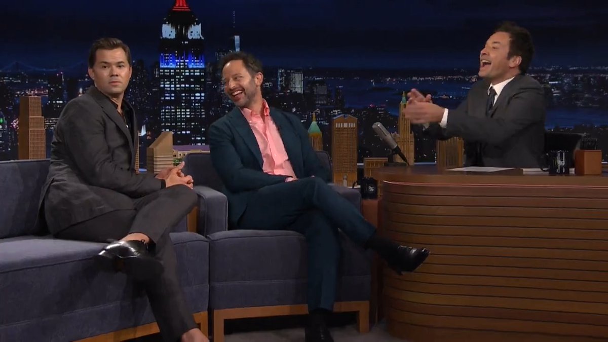 “It was a lift for me.” -nick kroll on supporting Jimmy during his Broadway debut for All In 🤣 #FallonTonight