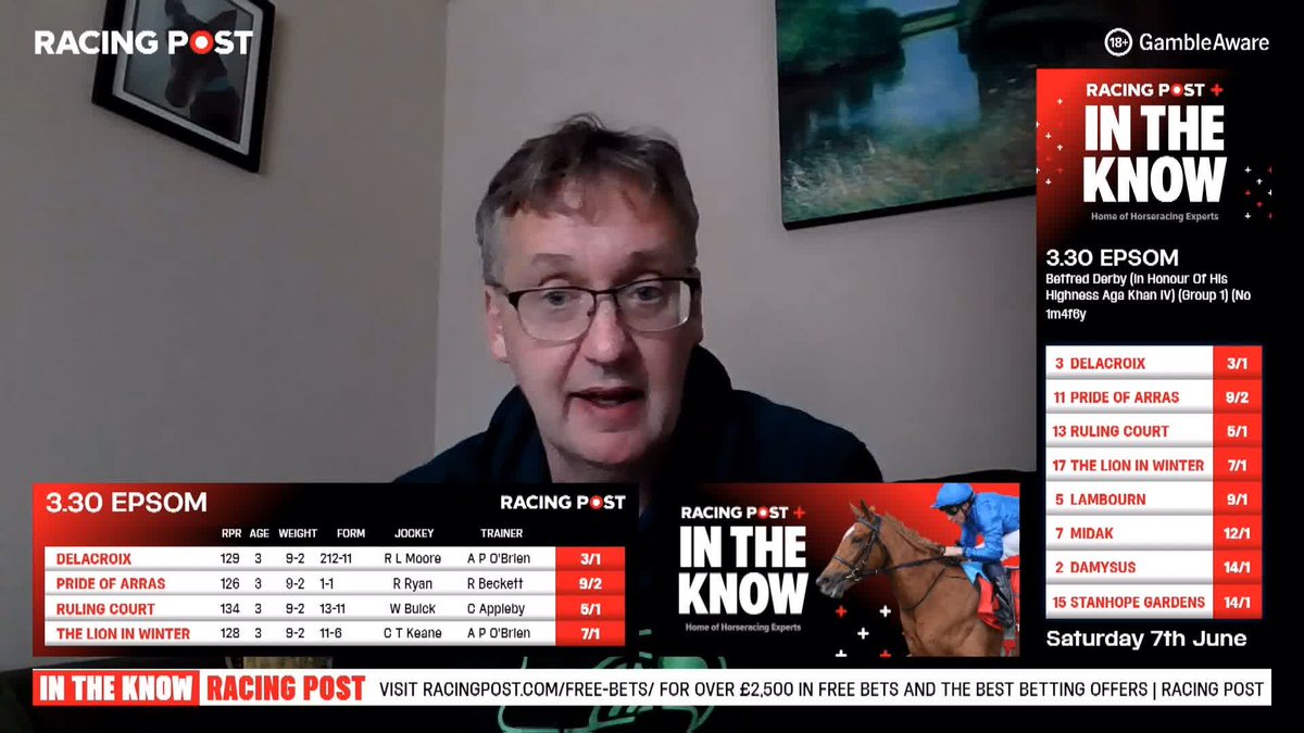 Tom Segal has revealed he's backed Pride Of Arras at 66-1 for the Derby after his win at Sandown 🤯 In The Know ⭕️ 18+ #GambleAware