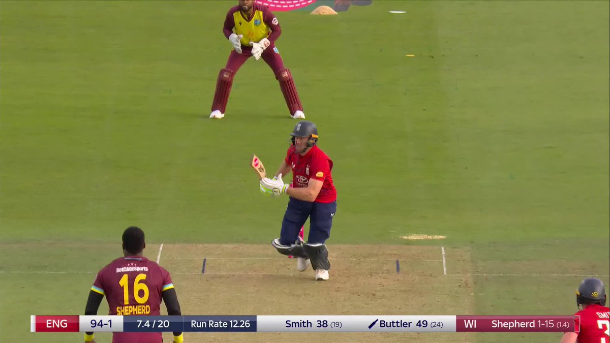Jos Buttler with a 25 ball fifty. 👏