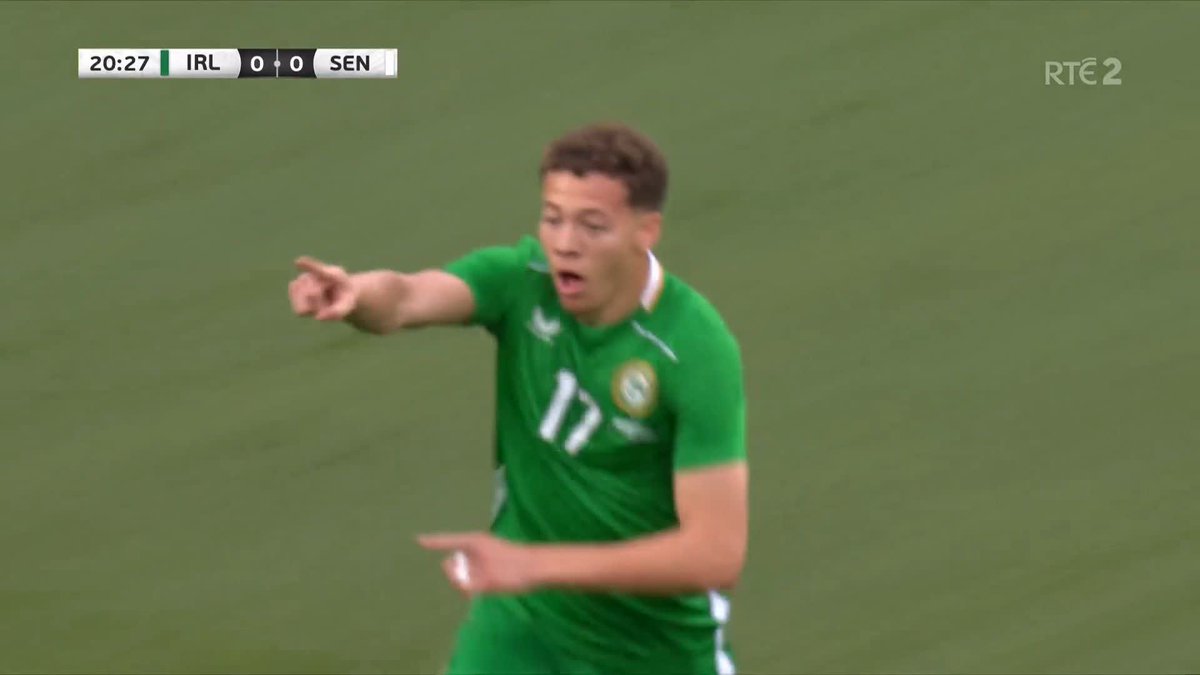 Kasey McAteer’s first goal for Ireland to give The Boys in Green the lead against Senegal!🤌🏼🇮🇪