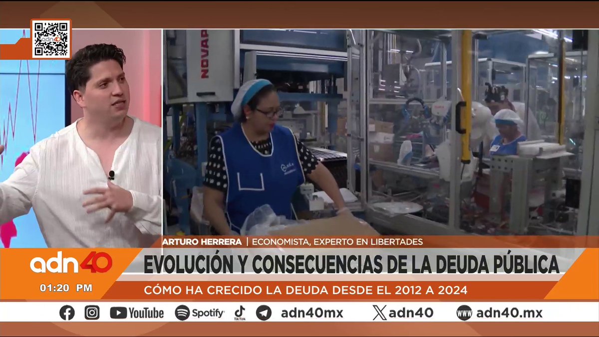💸 "El Gobierno de México en esta época a quien más le pide prestado es a los mexicanos", afirma Arturo Herrera (Arturo Herrera) y ahonda en la evolución de la deuda pública Más información con @TaniaGomezM en |