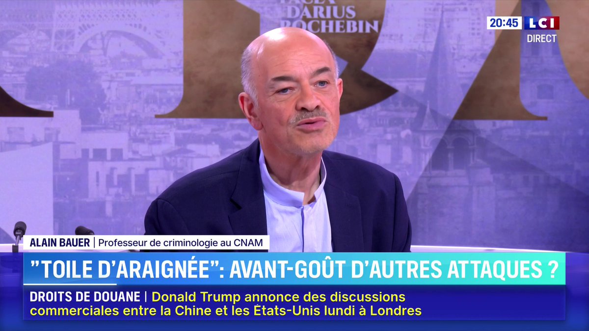 Ukraine : "Il n'y a quasiment plus de guerre humaine, il n'y a plus qu'une guerre de drones, un mélange entre Matrix et Terminator" explique Alain Bauer ▶️ Darius Rochebin